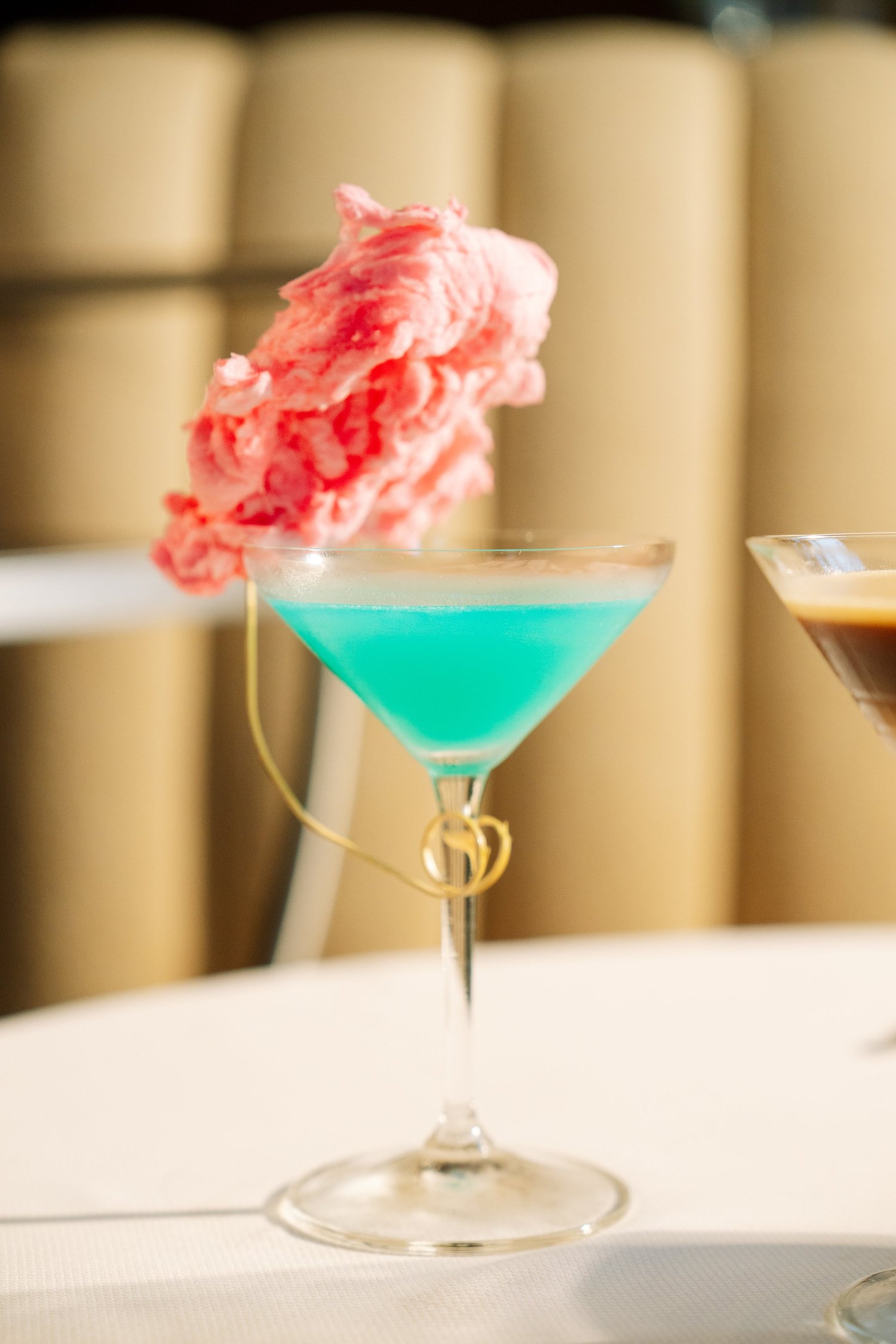 Cotton candy martini